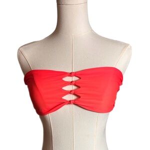 Mikoh Bandeau Cutout Bikini Top size Medium